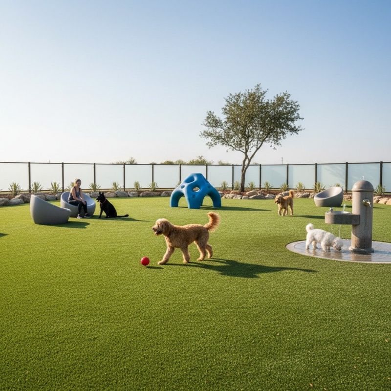 Commercial Pet Turf Installation