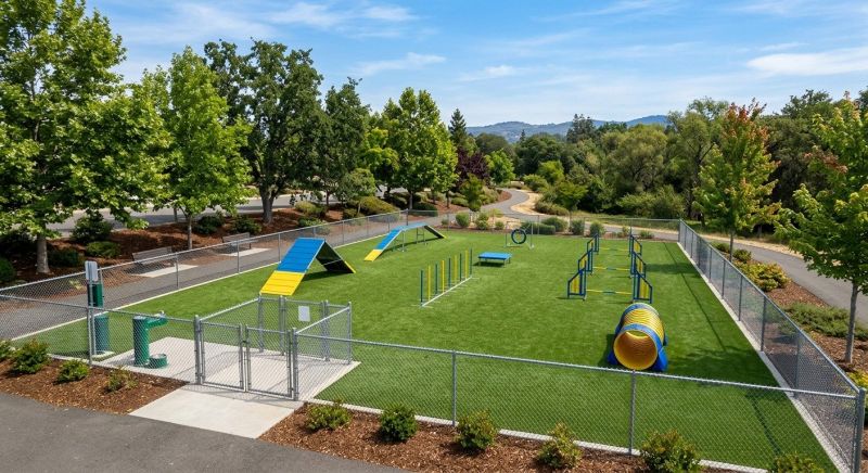 Commercial Pet Turf Installation