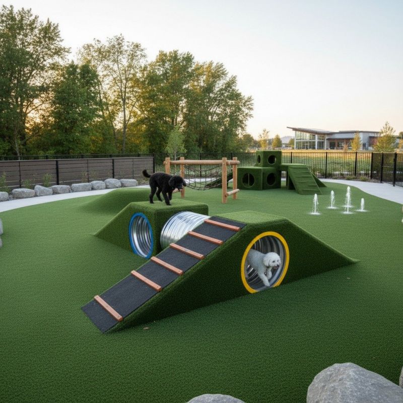 Commercial Pet Turf Installation