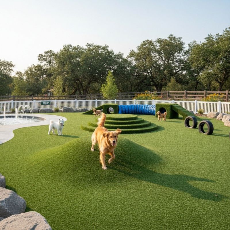 Commercial Pet Turf Installation