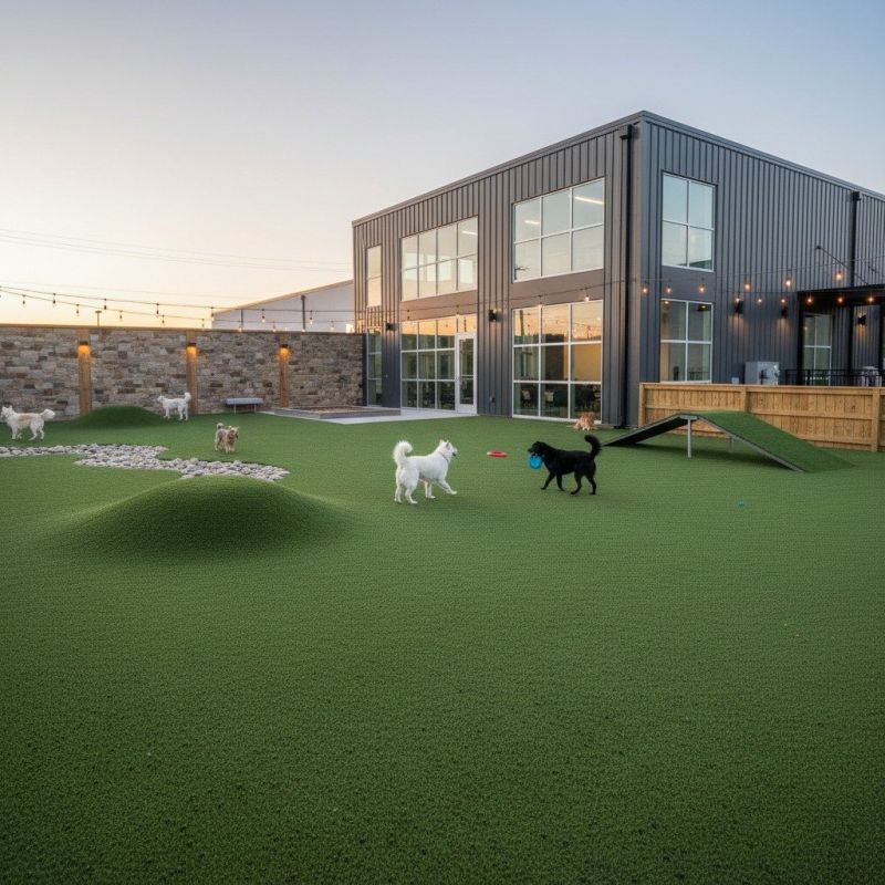 Commercial Pet Turf Installation