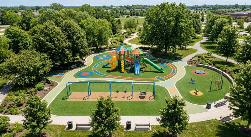 Commercial Playground Turf Installation