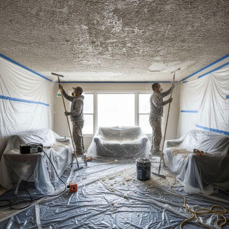 Commercial Popcorn Ceiling Removal