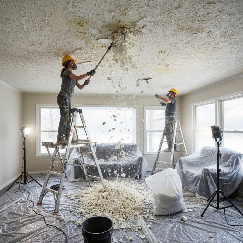 Commercial Popcorn Ceiling Removal