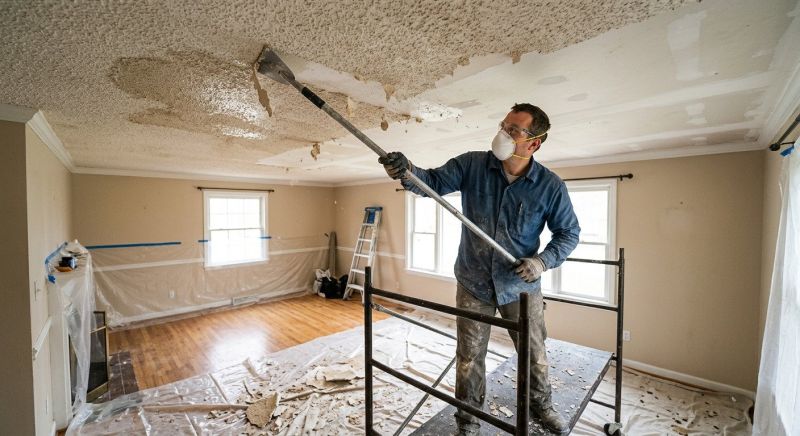 Commercial Popcorn Ceiling Removal