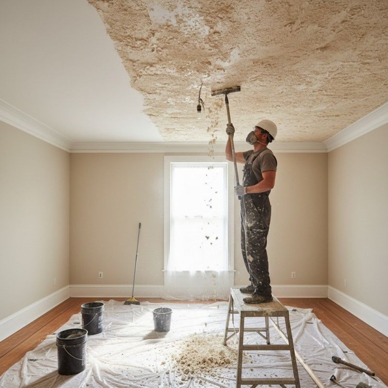Commercial Popcorn Ceiling Removal