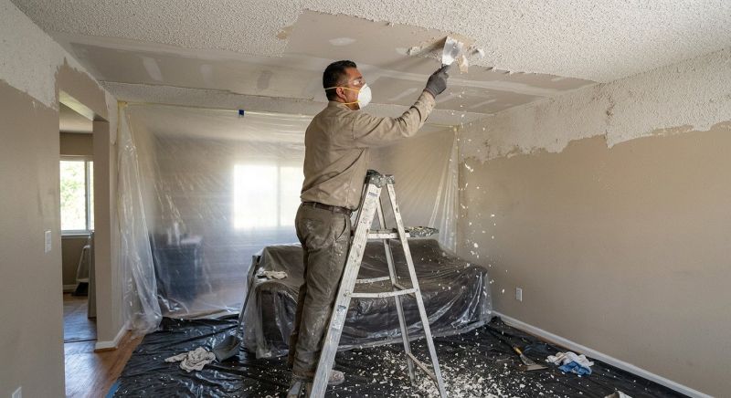 Commercial Popcorn Ceiling Removal