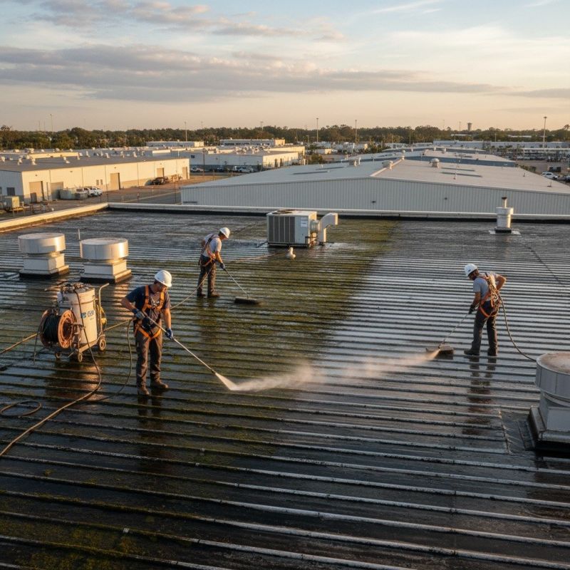 Commercial Roof Cleaning