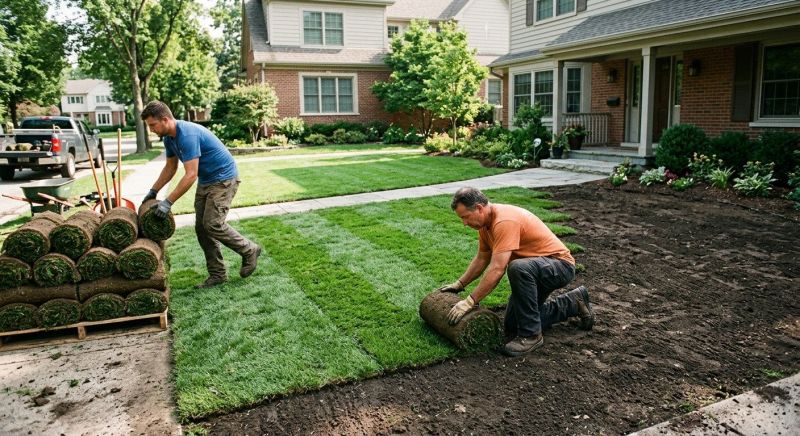 Commercial Sod Installation