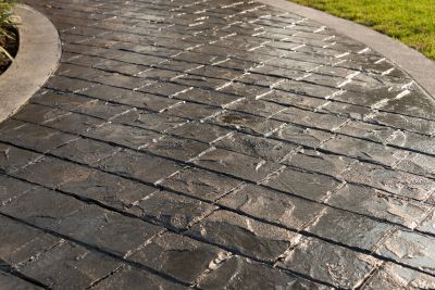 Commercial Stamped Concrete Installation