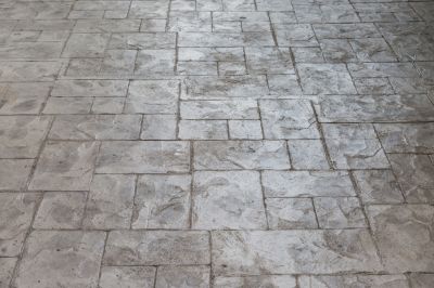 Commercial Stamped Concrete Installation