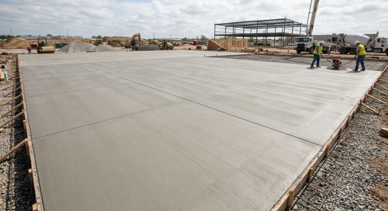 Commercial Stamped Concrete Installation