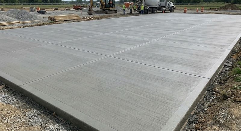 Commercial Stamped Concrete Installation