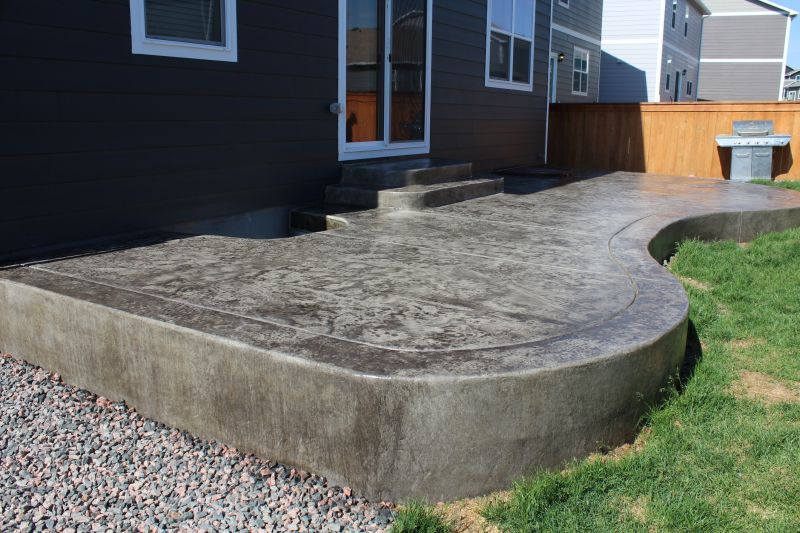 Commercial Stamped Concrete Installation