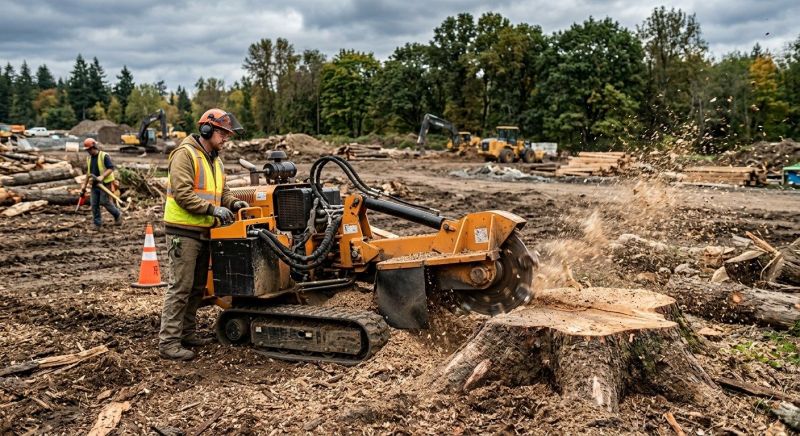 Commercial Stump Grinding