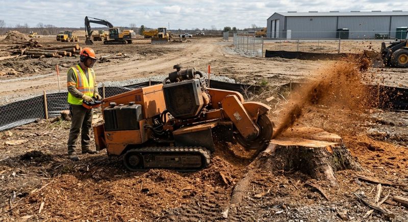 Commercial Stump Grinding