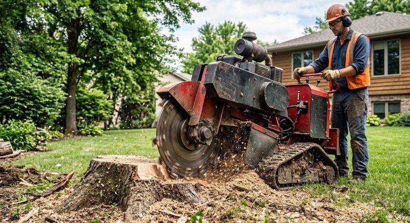 Commercial Stump Grinding