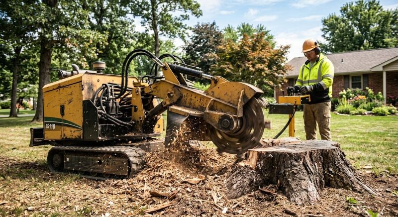 Commercial Stump Grinding