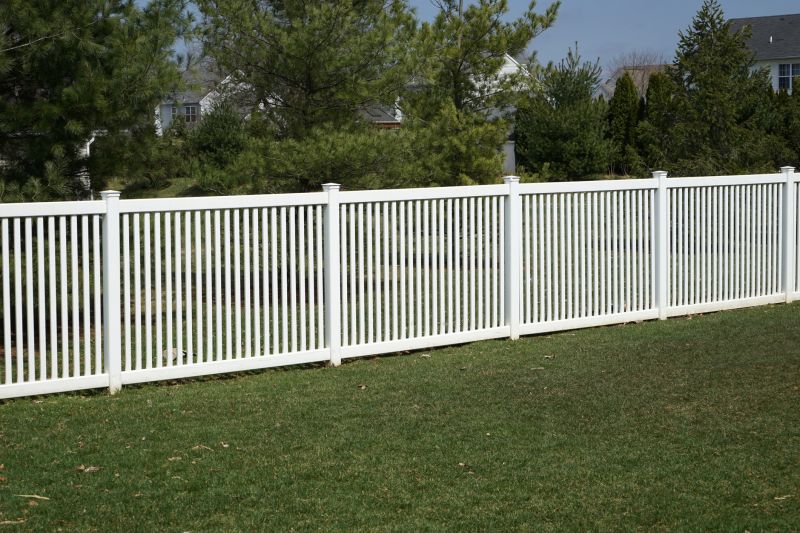 Commercial Vinyl Fence Installation