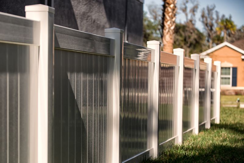 Commercial Vinyl Fence Installation
