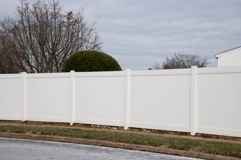 Commercial Vinyl Fence Installation