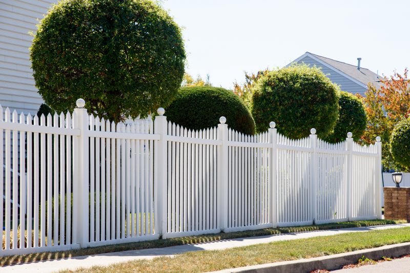 Commercial Vinyl Fence Installation