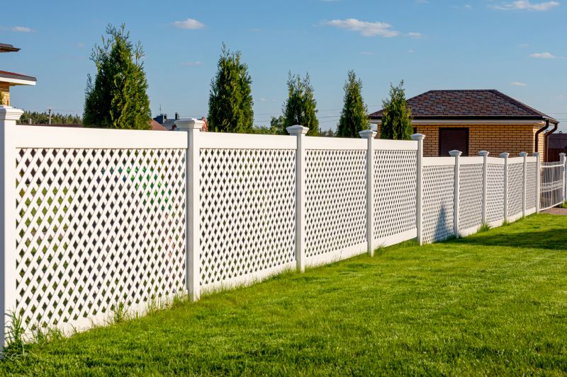 Commercial Vinyl Fence Installation
