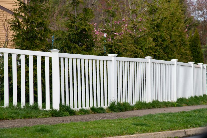 Commercial Vinyl Fence Installation