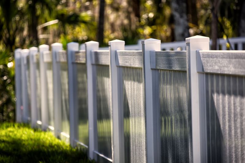 Commercial Vinyl Fence Installation