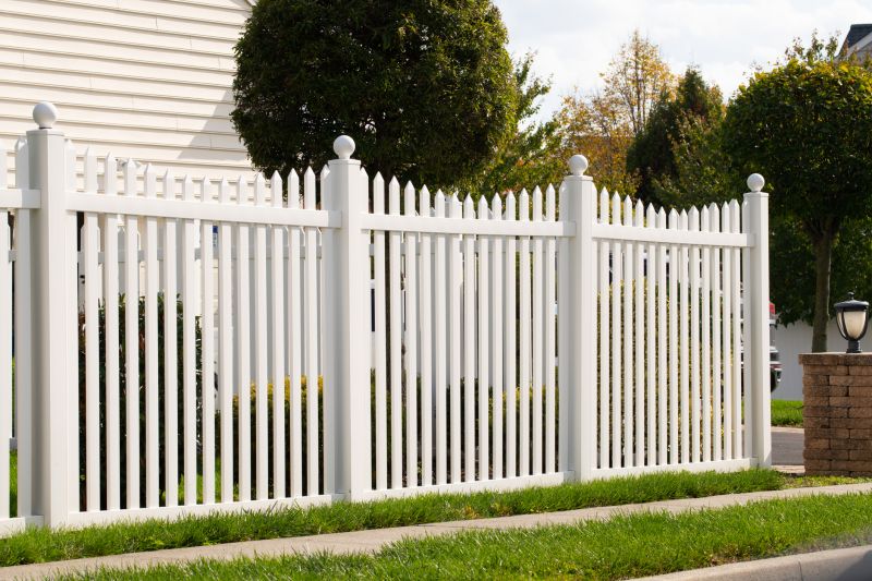 Commercial Vinyl Fence Installation