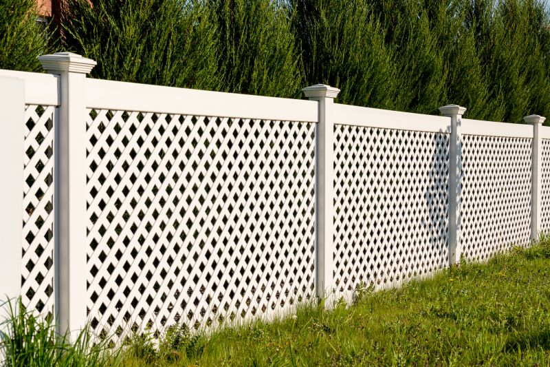 Commercial Vinyl Fence Installation