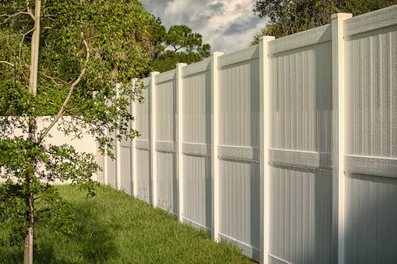 Commercial Vinyl Fence Installation