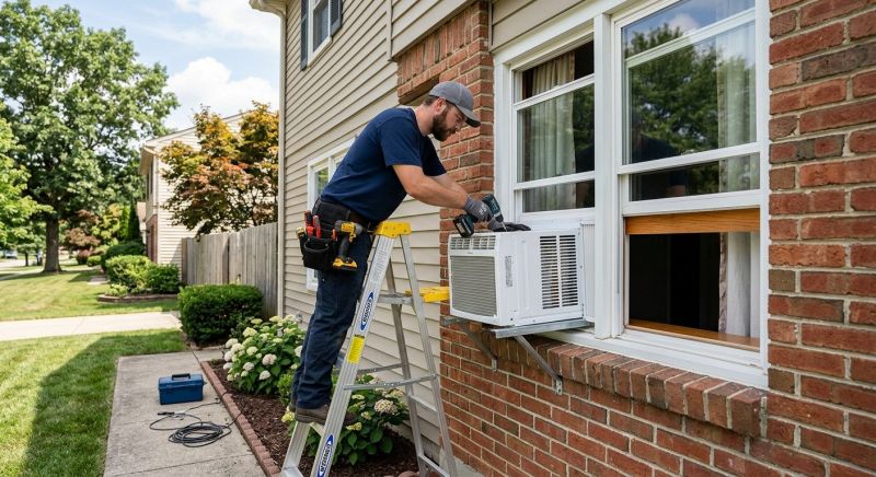Commercial Window Ac Installation
