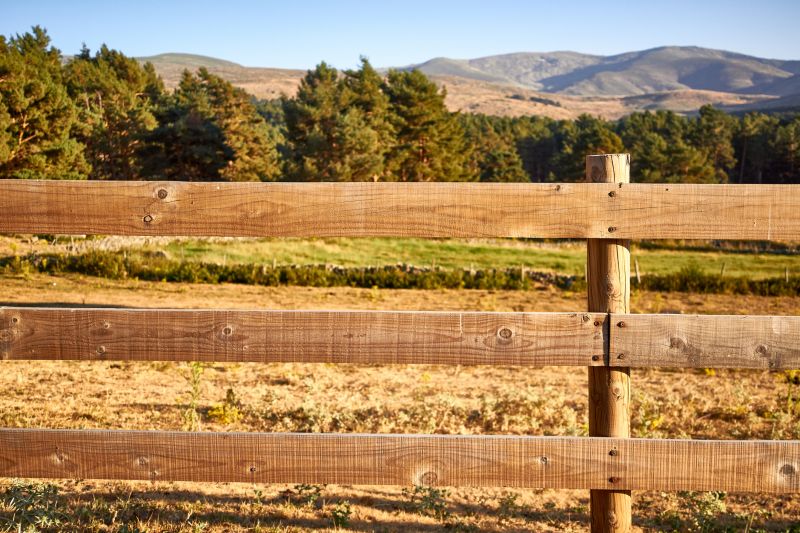 Commercial Wood Fence Installation