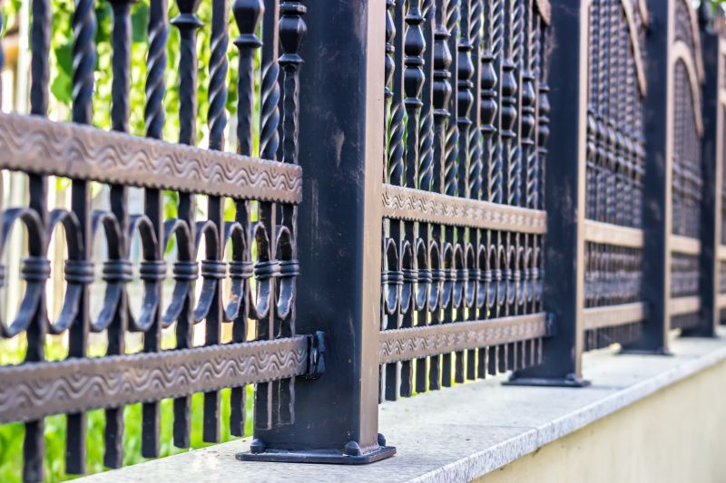 Commercial Wrought Iron Fence Installation