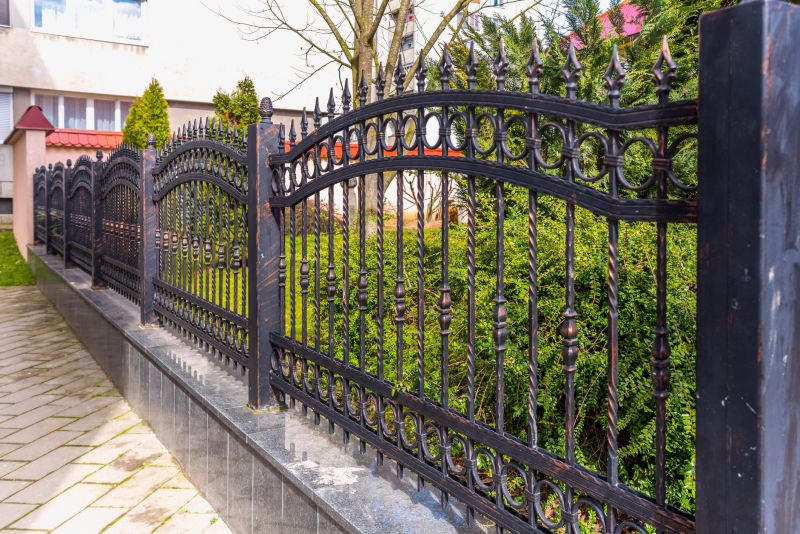 Commercial Wrought Iron Fence Installation