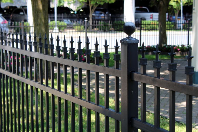 Commercial Wrought Iron Fence Installation