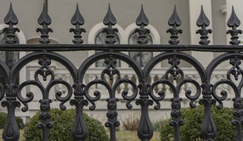 Commercial Wrought Iron Fence Installation
