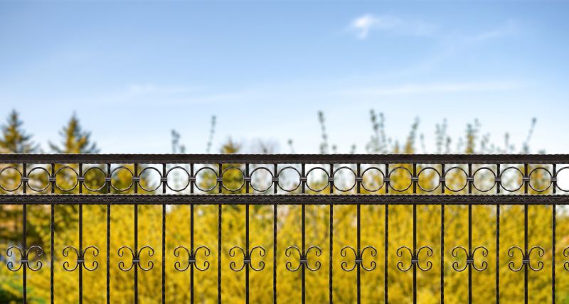 Commercial Wrought Iron Fence Installation