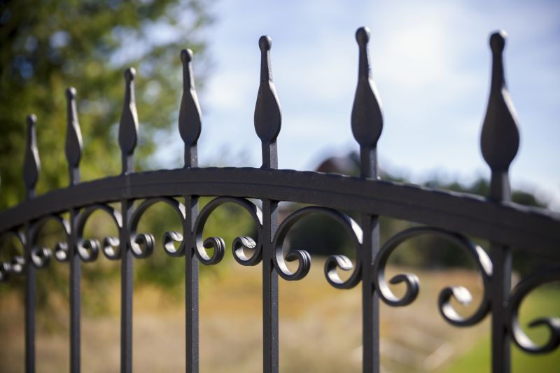 Commercial Wrought Iron Fence Installation