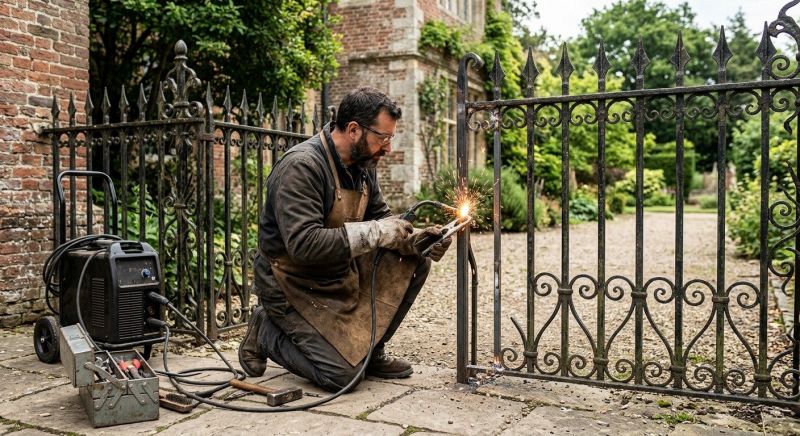 Commercial Wrought Iron Fence Repair