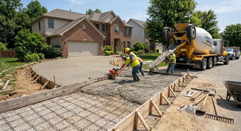 Concrete Driveway Installation