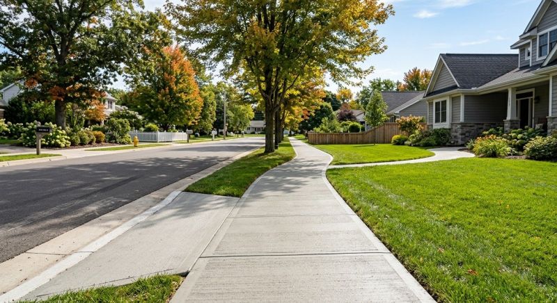 Concrete Sidewalks Installation