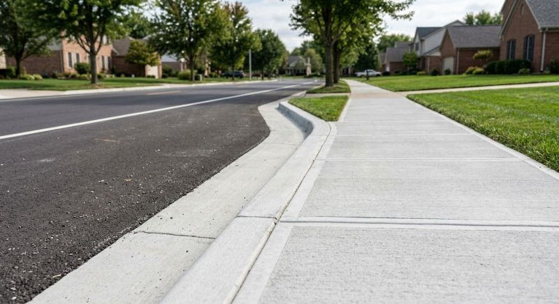 Concrete Sidewalks Installation