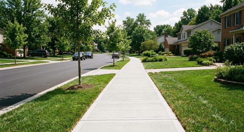 Concrete Sidewalks Installation