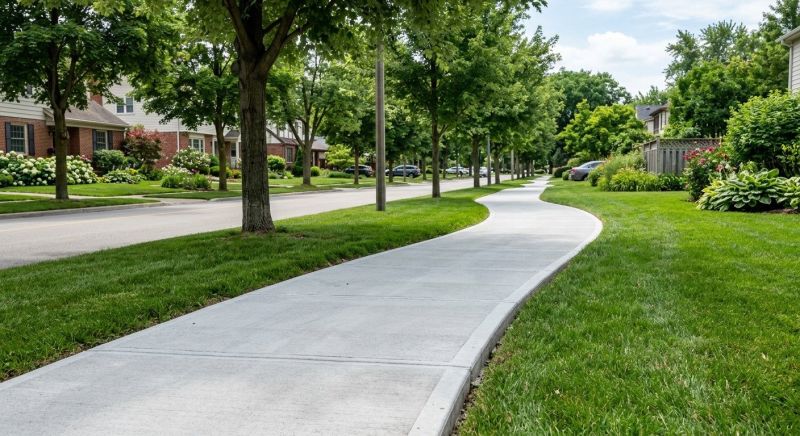Concrete Sidewalks Installation
