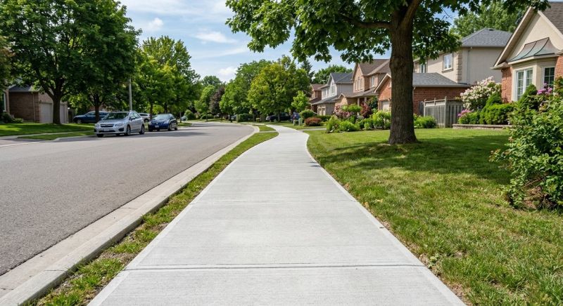 Concrete Sidewalks Installation