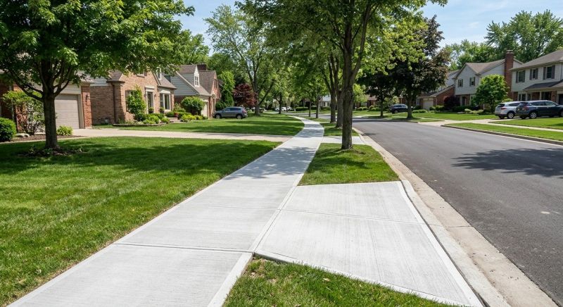 Concrete Sidewalks Installation