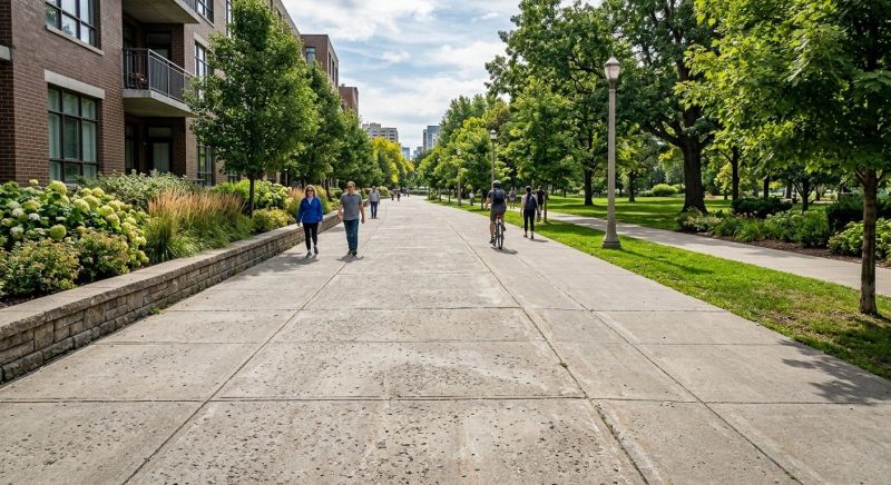 Concrete Sidewalks Installation