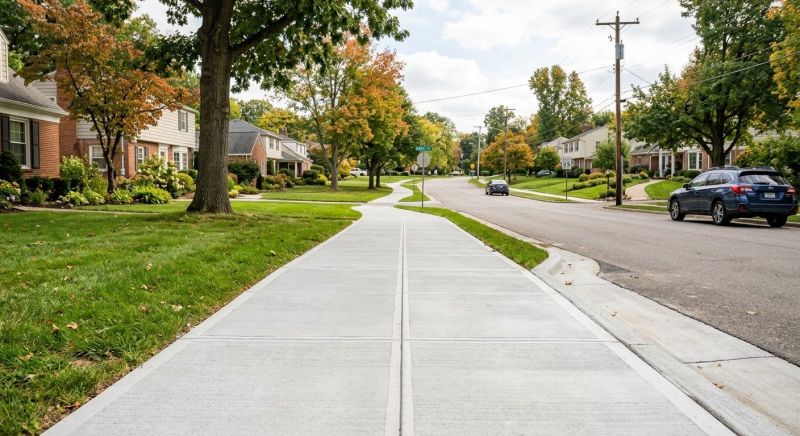 Concrete Sidewalks Installation